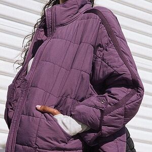 FP Movement Purple Quilted Pippa Jacket
